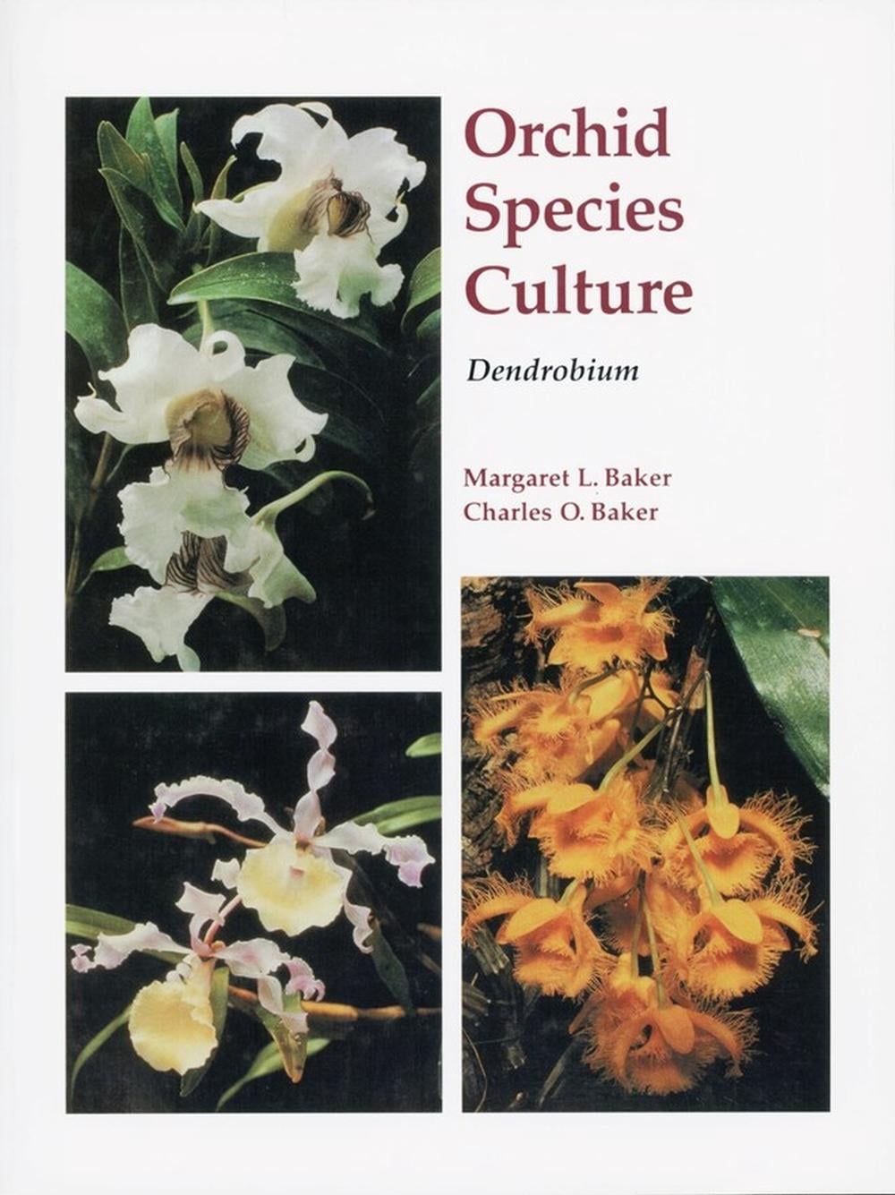 Orchid Species Culture by Margaret Baker - ISBN: 9780881923667