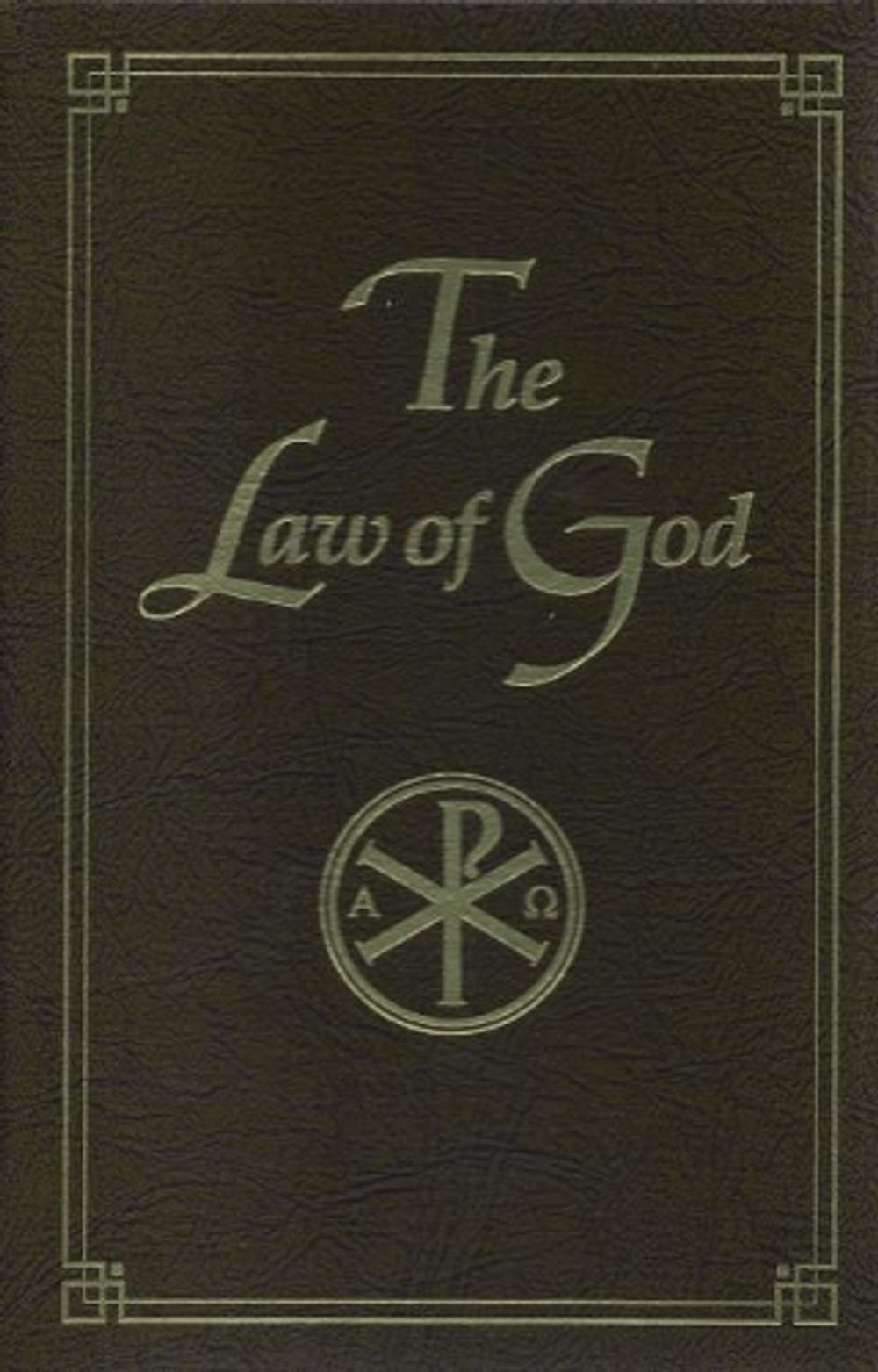 The Law of God by Seraphim Slobodskoy - ISBN: 9780884650447