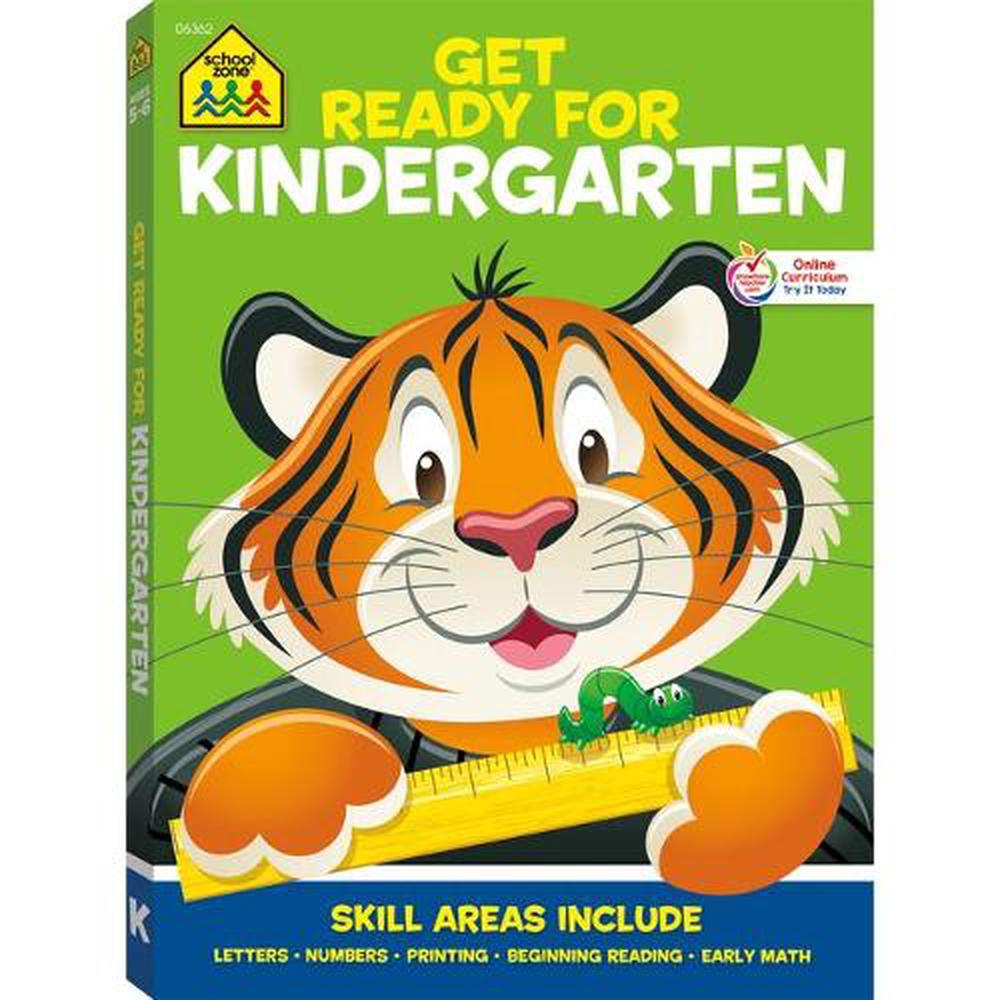 School Zone Get Ready for Kindergarten Workbook by School Zone ...