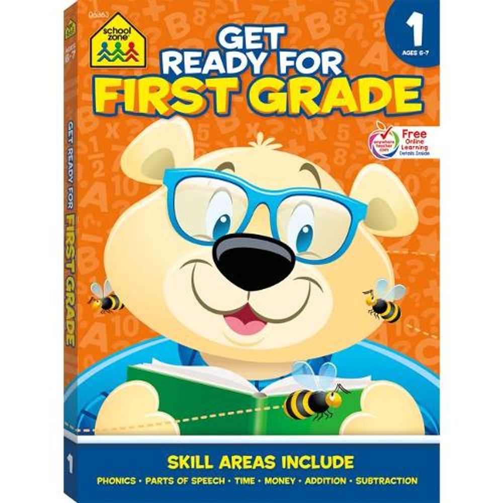 School Zone Get Ready for First Grade Workbook by School Zone - ISBN: 9780887436819
