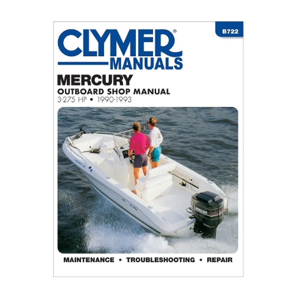 Mercury Mariner 3-275 HP Outboard Engine (1990-1993) Service Repair Manual by Haynes Publishing - ISBN: 9780892875689