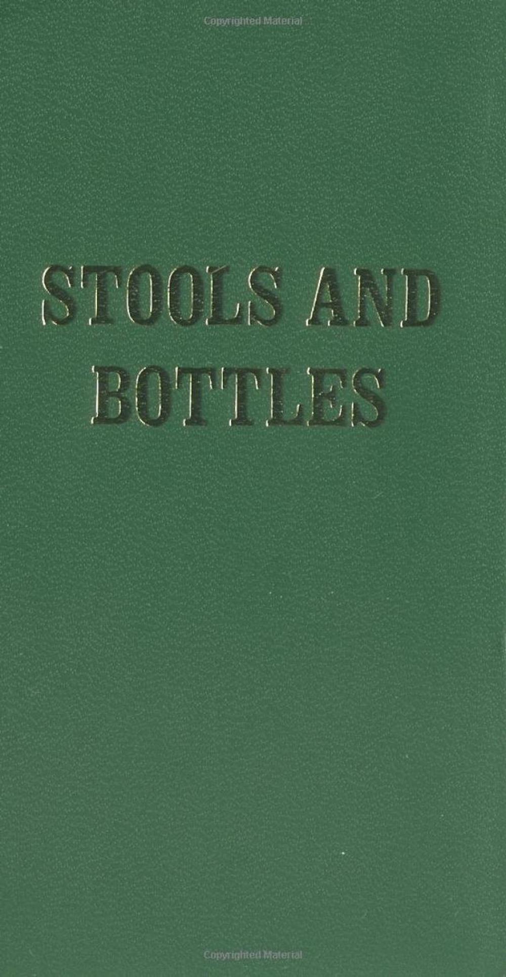 Stools And Bottles by ANONYMOUS, Hardcover, 9780894860270 Buy online