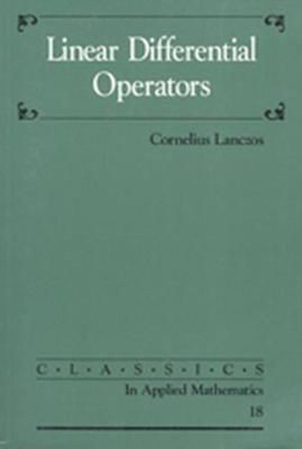 Linear Differential Operators, 9780898713701