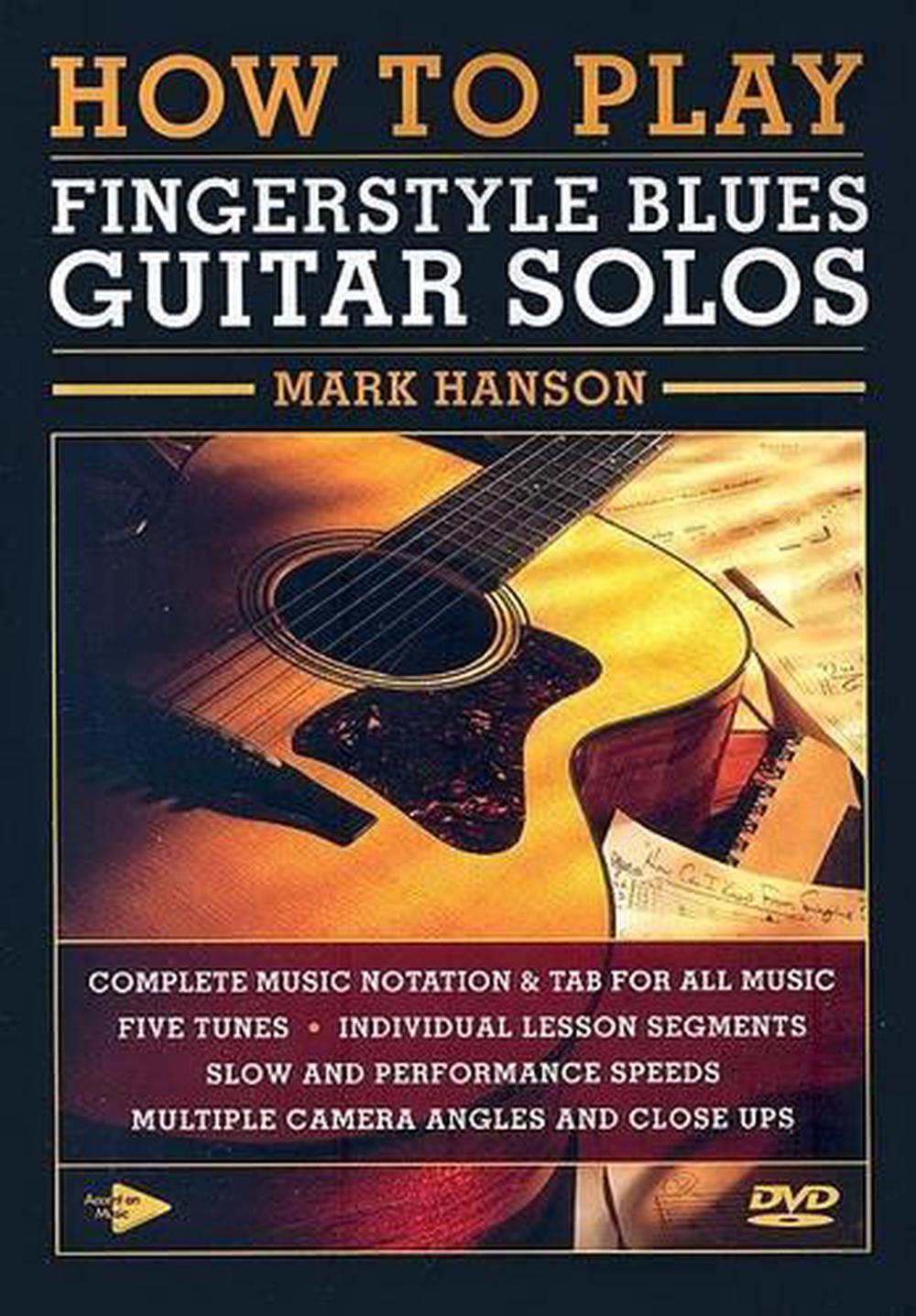 How to Play Fingerstyle Blues Guitar Solos, 9780936799261