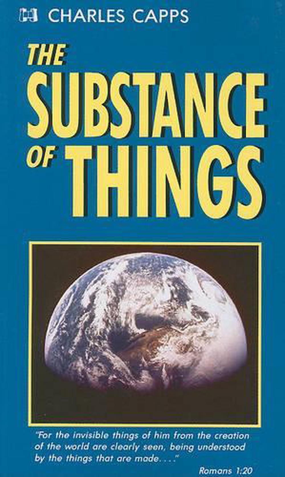 The Substance of Things, 9780974751320