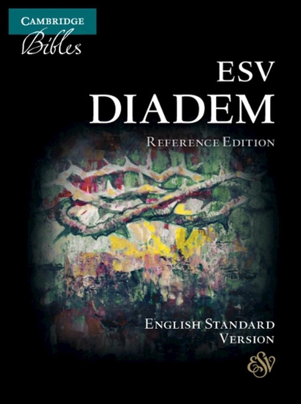 ESV Diadem Reference Edition, Black Calf Split Leather, Red-letter Text, ES544:XR, 9781009087636