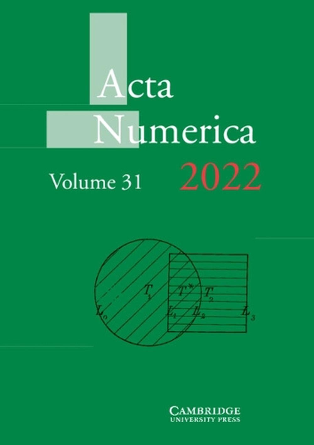 Acta Numerica 2022: Volume 31, 9781009220972