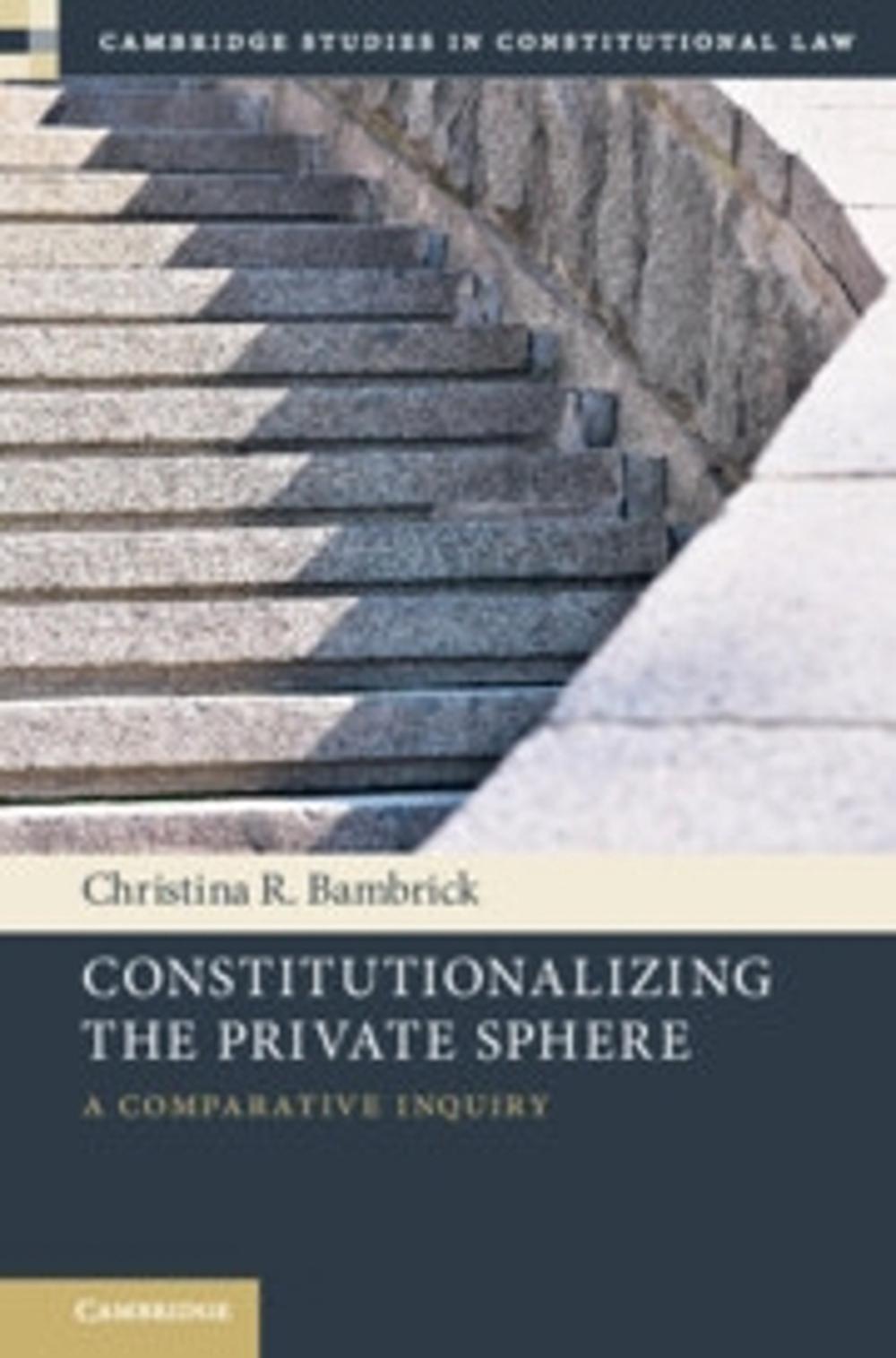 Constitutionalizing the Private Sphere, 9781009293730