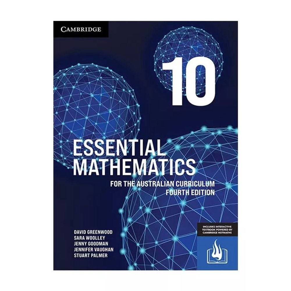 Essential Mathematics for the Australian Curriculum Year 10, 4th Edition by David Greenwood - ISBN: 9781009373128