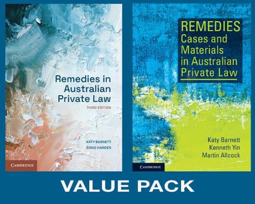 Remedies in Australian Private Law VALUE PACK 2 2 Volume Paperback Set, 9781009402484
