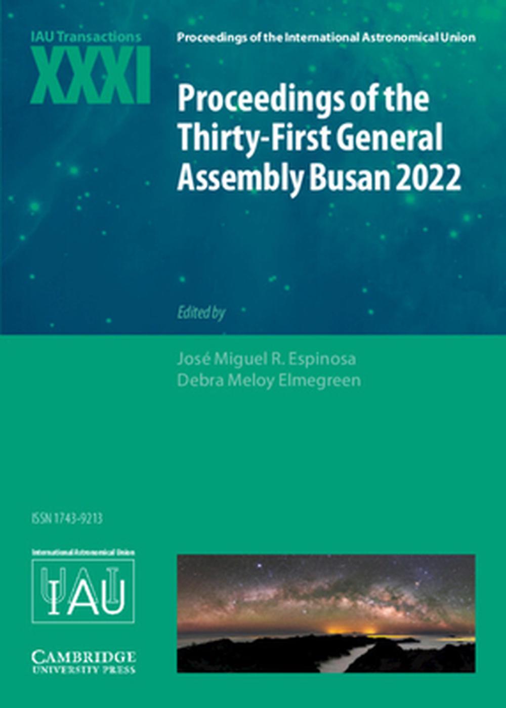 Proceedings of the Thirty-First General Assembly Busan 2022, 9781009433334