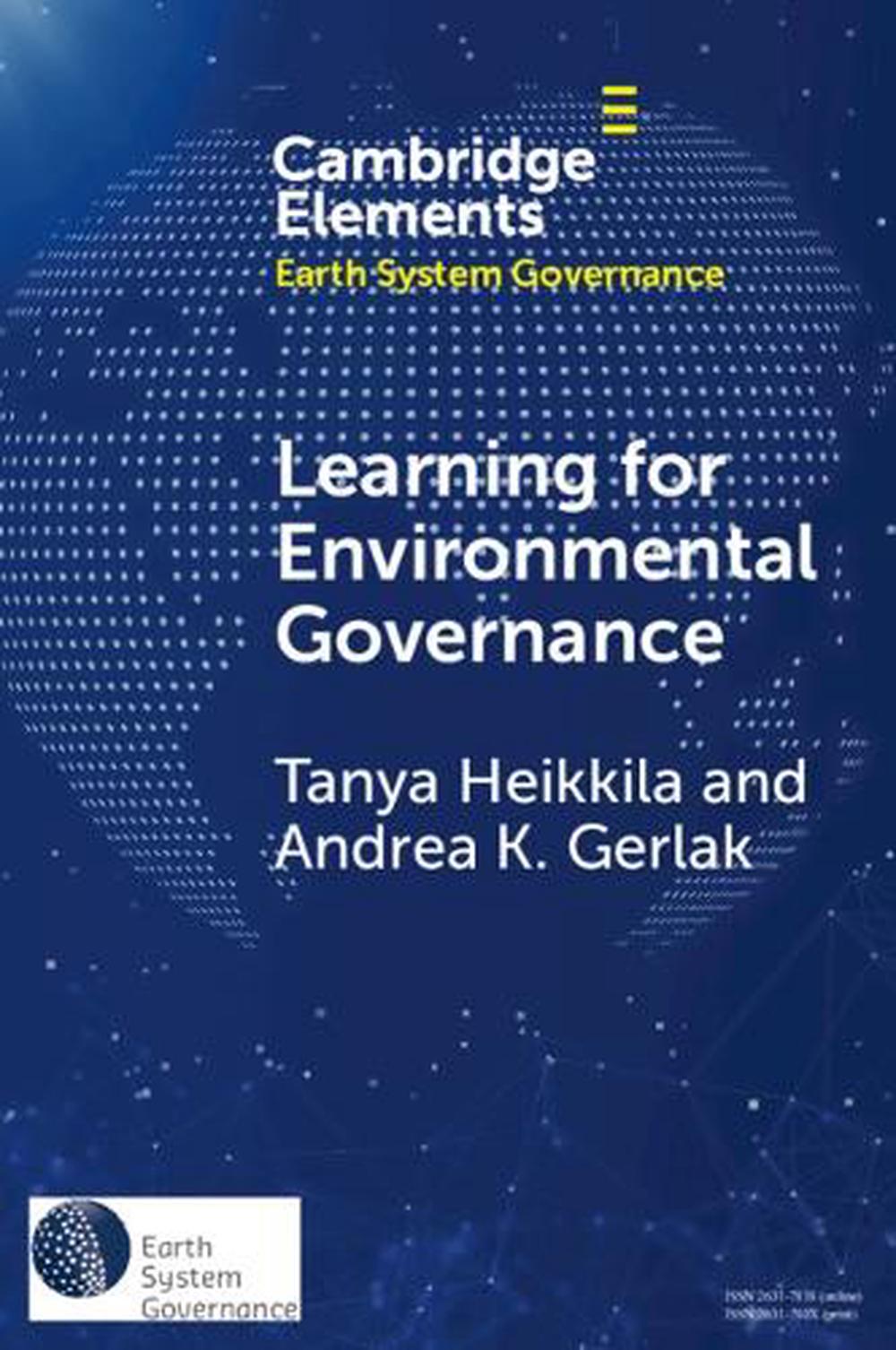 Learning for Environmental Governance, 9781009461122