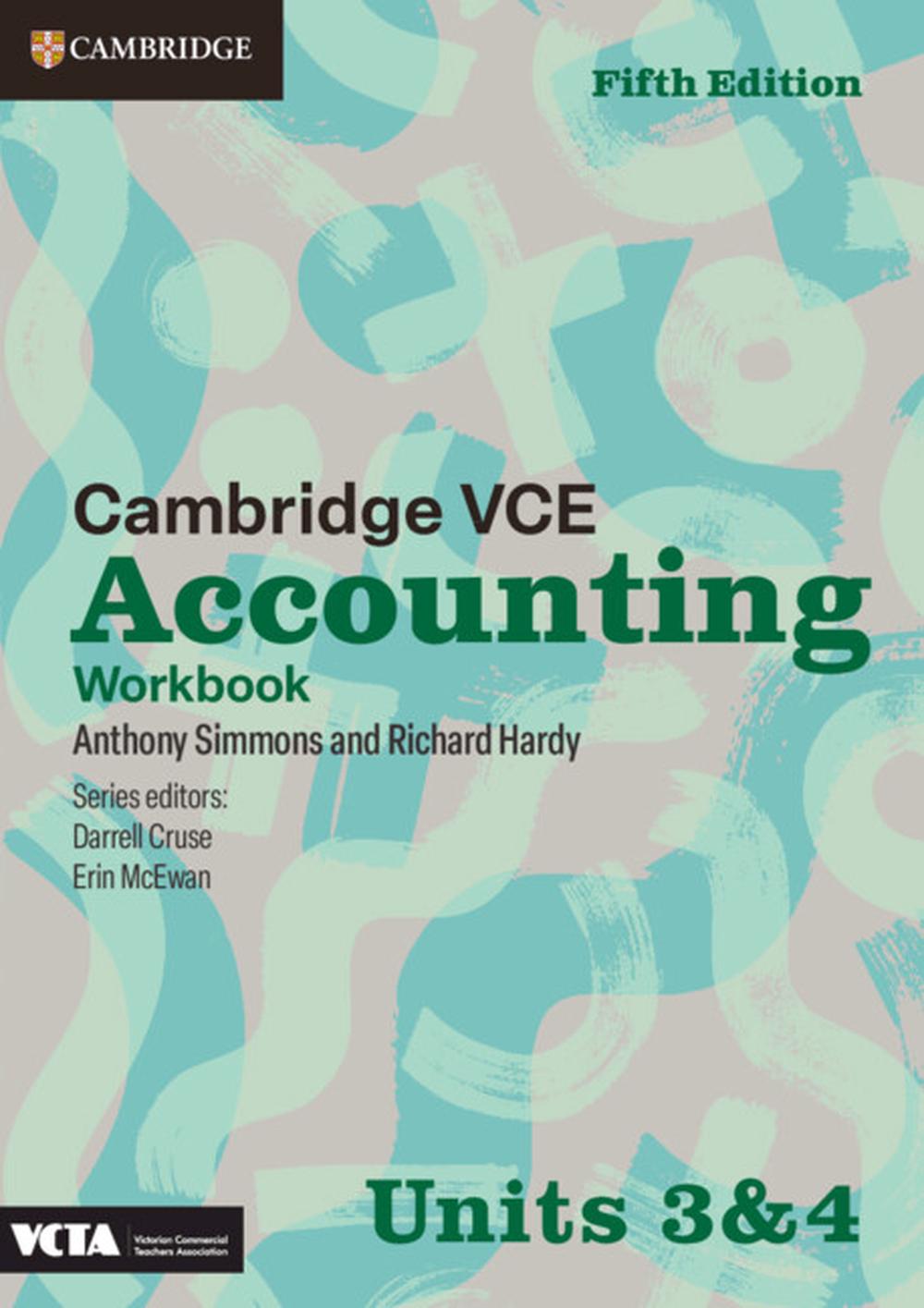Cambridge VCE Accounting Units 3&4 Workbook, 5th Edition, 9781009510899