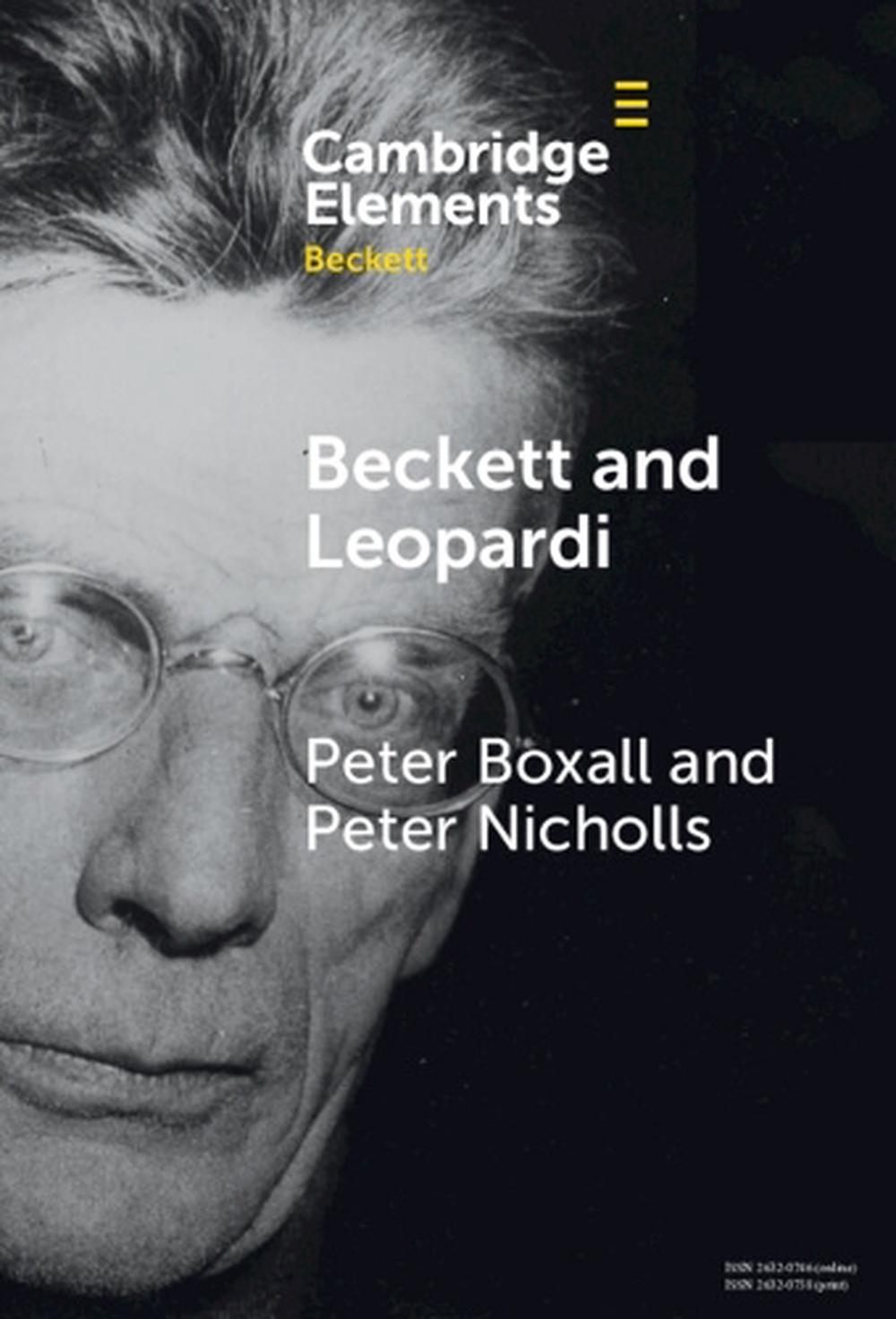 Peter Boxall Rast Beckett and Leopardi by Peter Boxall, Hardcover, 9781009547918 | Buy ...