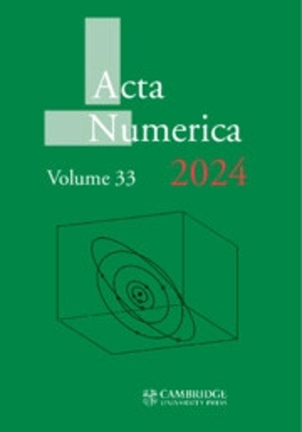Acta Numerica 2024: Volume 33, 9781009576819