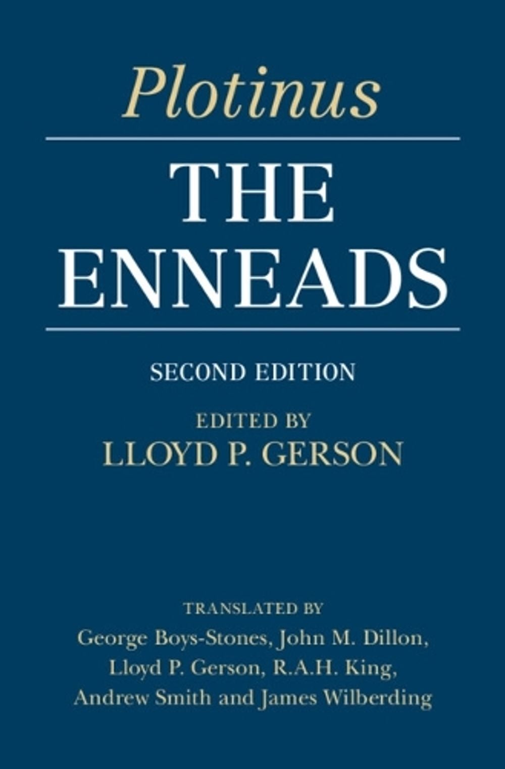 Plotinus: The Enneads by Lloyd Gerson - ISBN: 9781009605021