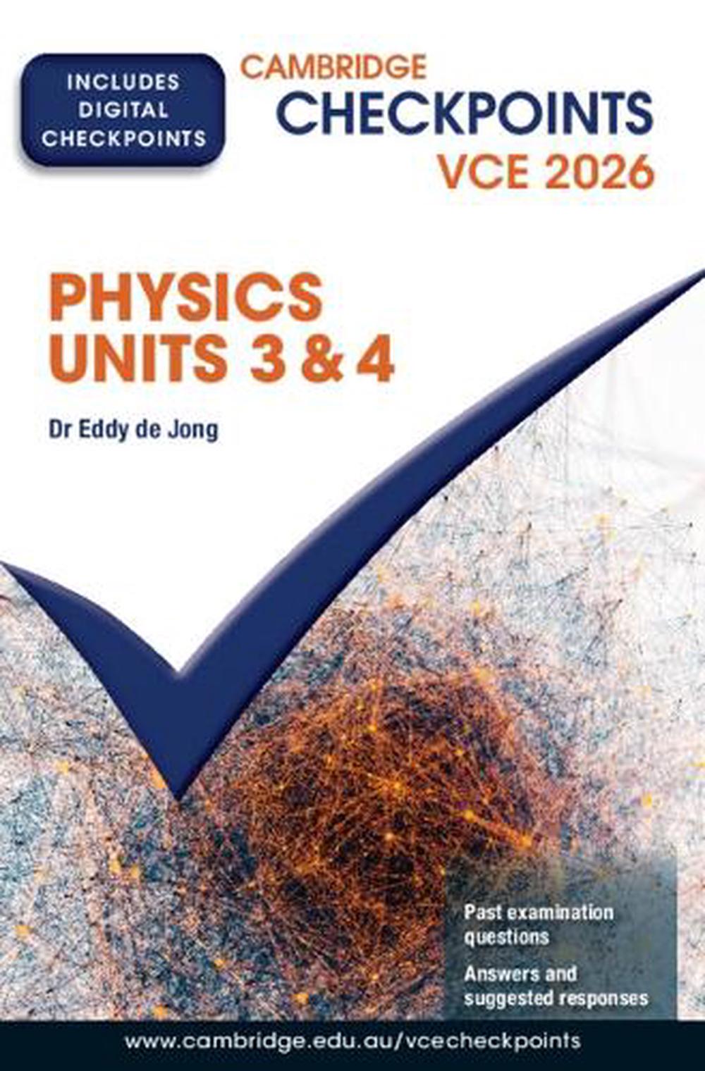 Cambridge Checkpoints VCE Physics Units 3&4 2026, 9781009741651