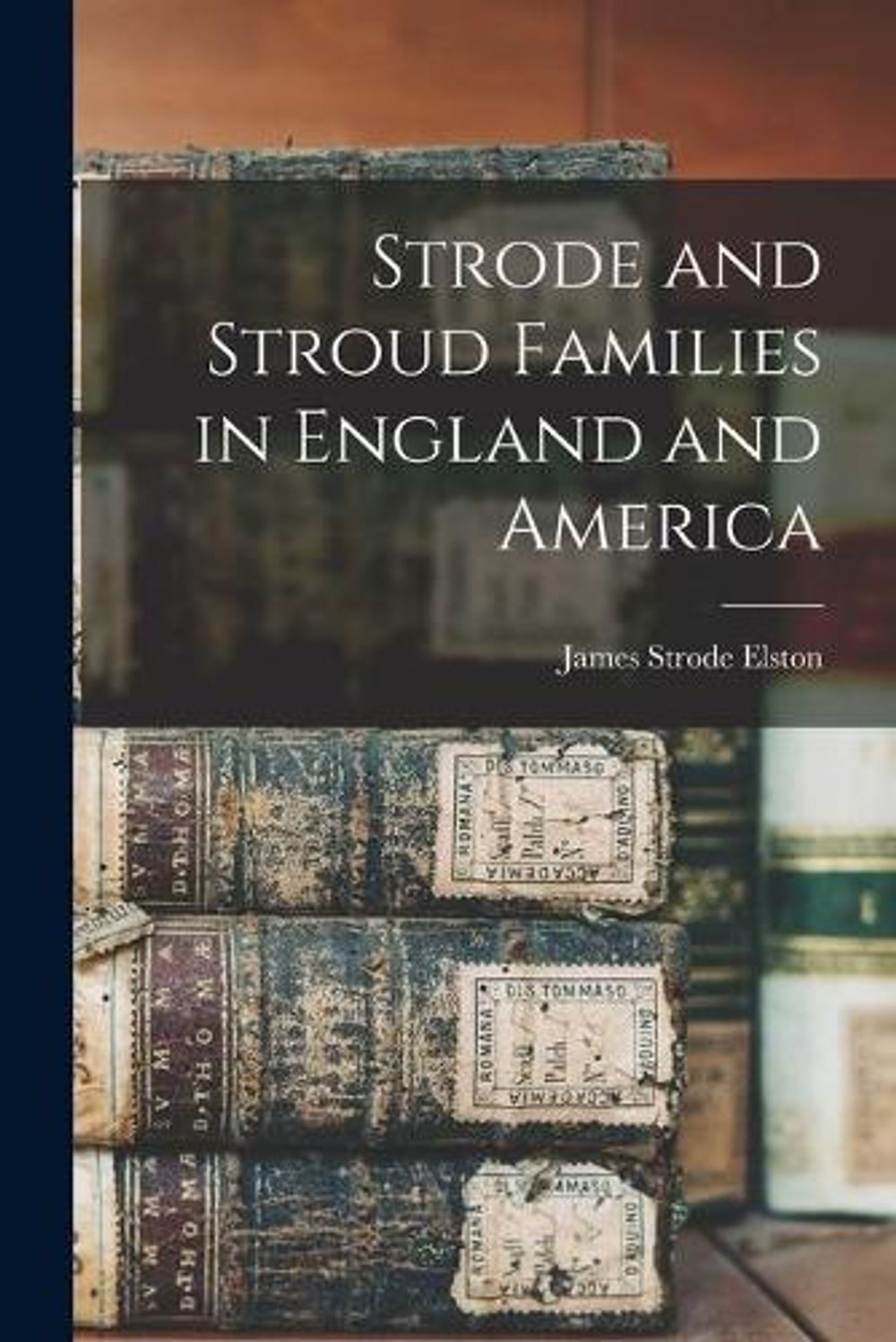 Strode Example Strode and Stroud Families in England and America by James Strode B ...