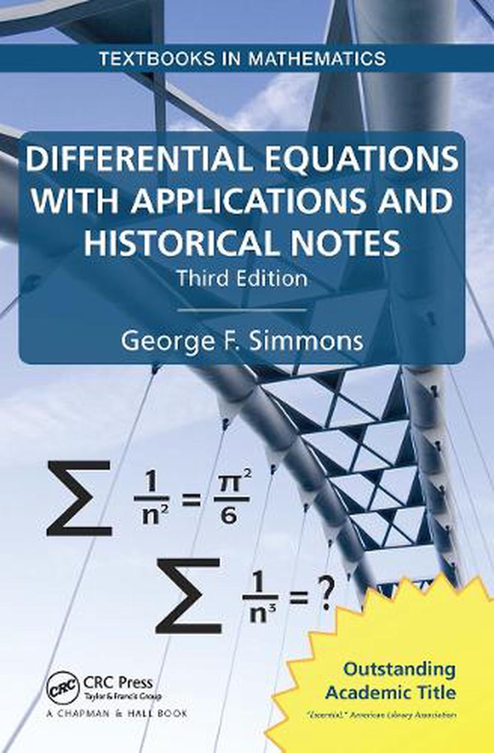 Differential Equations with Applications and Historical Notes, 9781032477145