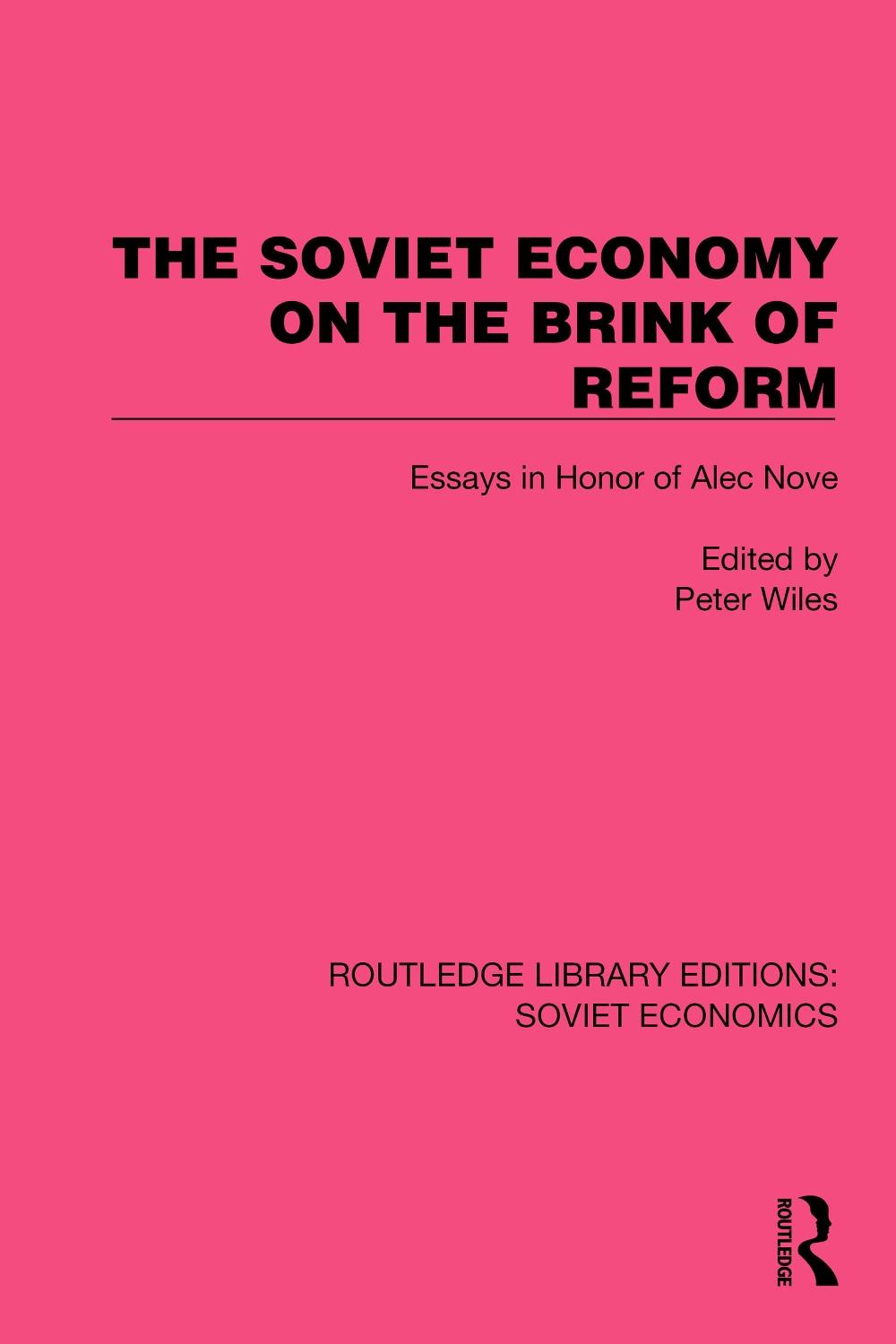 The Soviet Economy on the Brink of Reform, 9781032494852