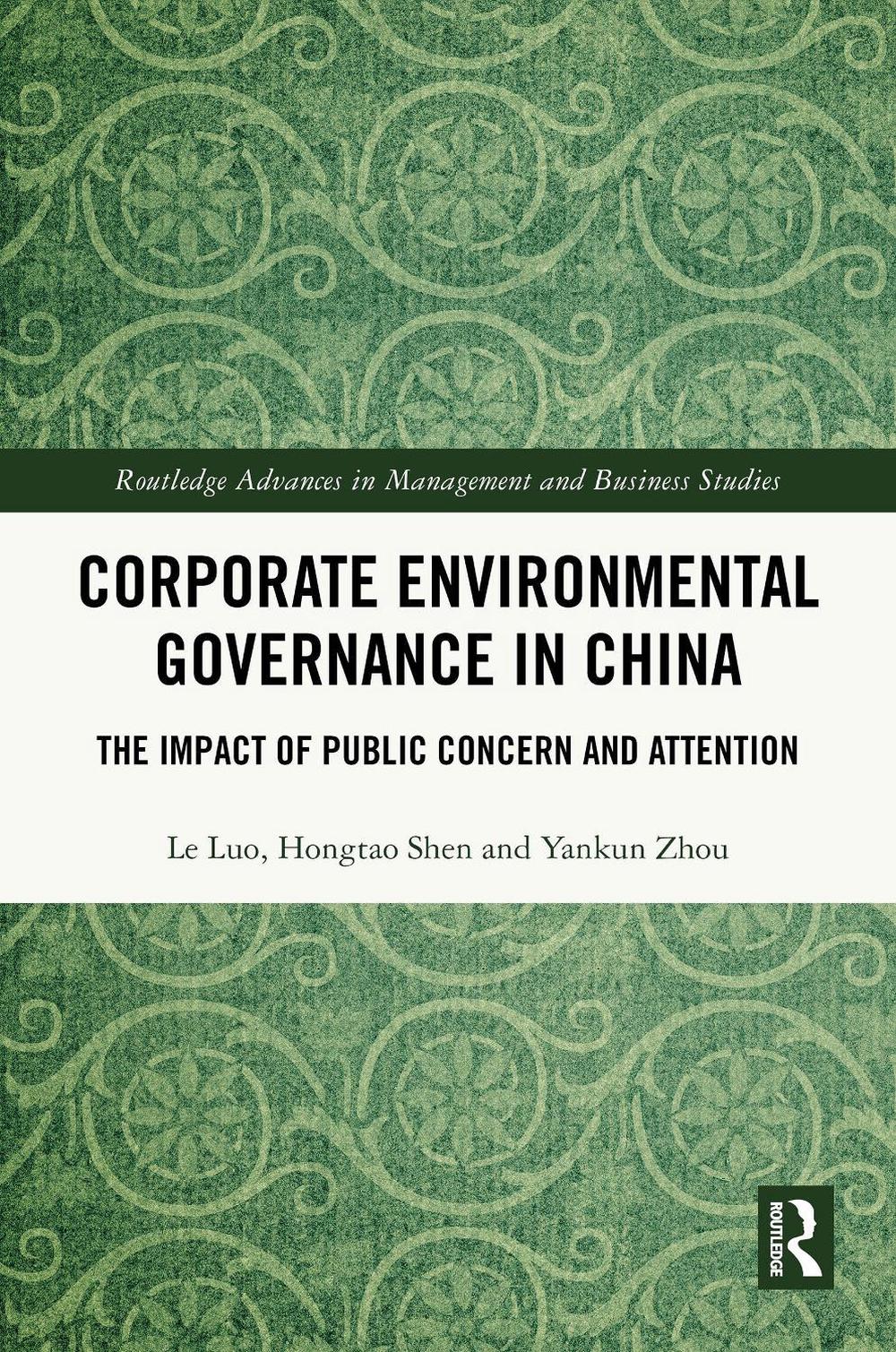 Corporate Environmental Governance in China, 9781032561097