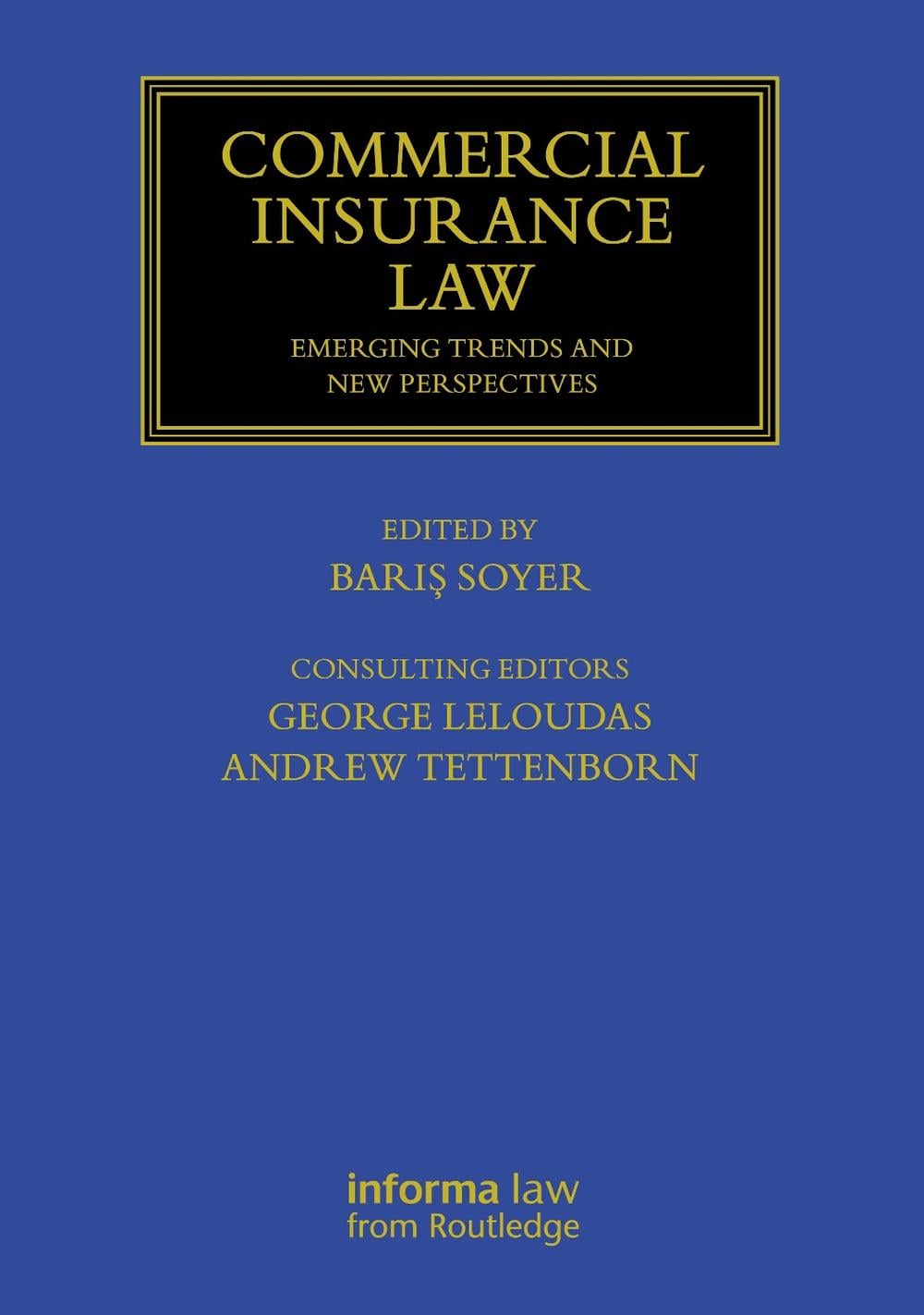 Commercial Insurance Law by Barış Soyer - ISBN: 9781032954509