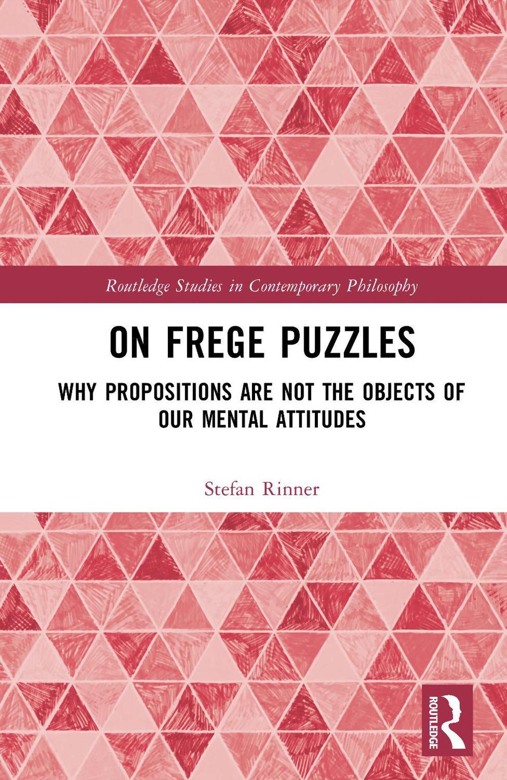 Stefan Rinner On Frege Puzzles by Stefan Rinner, Hardcover, 9781032957524 | Buy ...