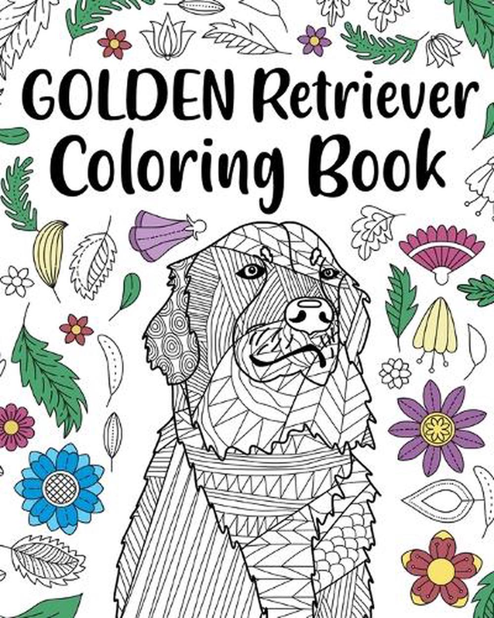 Golden Retriever Coloring Book by Paperland, Paperback, 9781034227380 | Buy online at The Nile