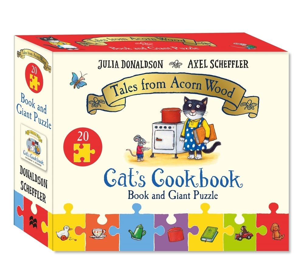 Cat's Cookbook Book and Giant Puzzle Gift Set by Julia Donaldson - ISBN: 9781035045815