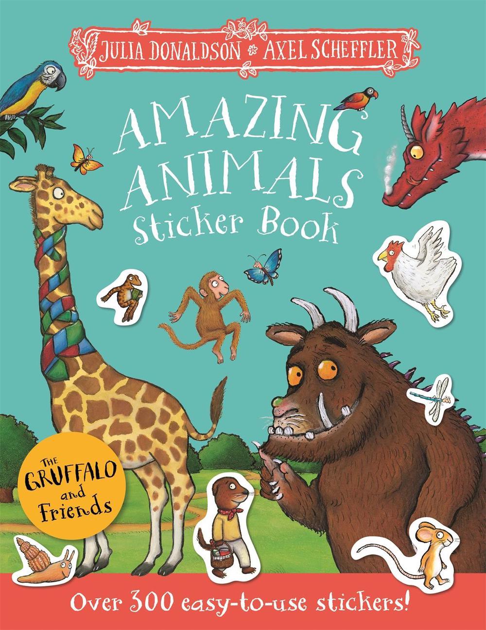 The Gruffalo and Friends: Amazing Animals Sticker Book, 9781035082186