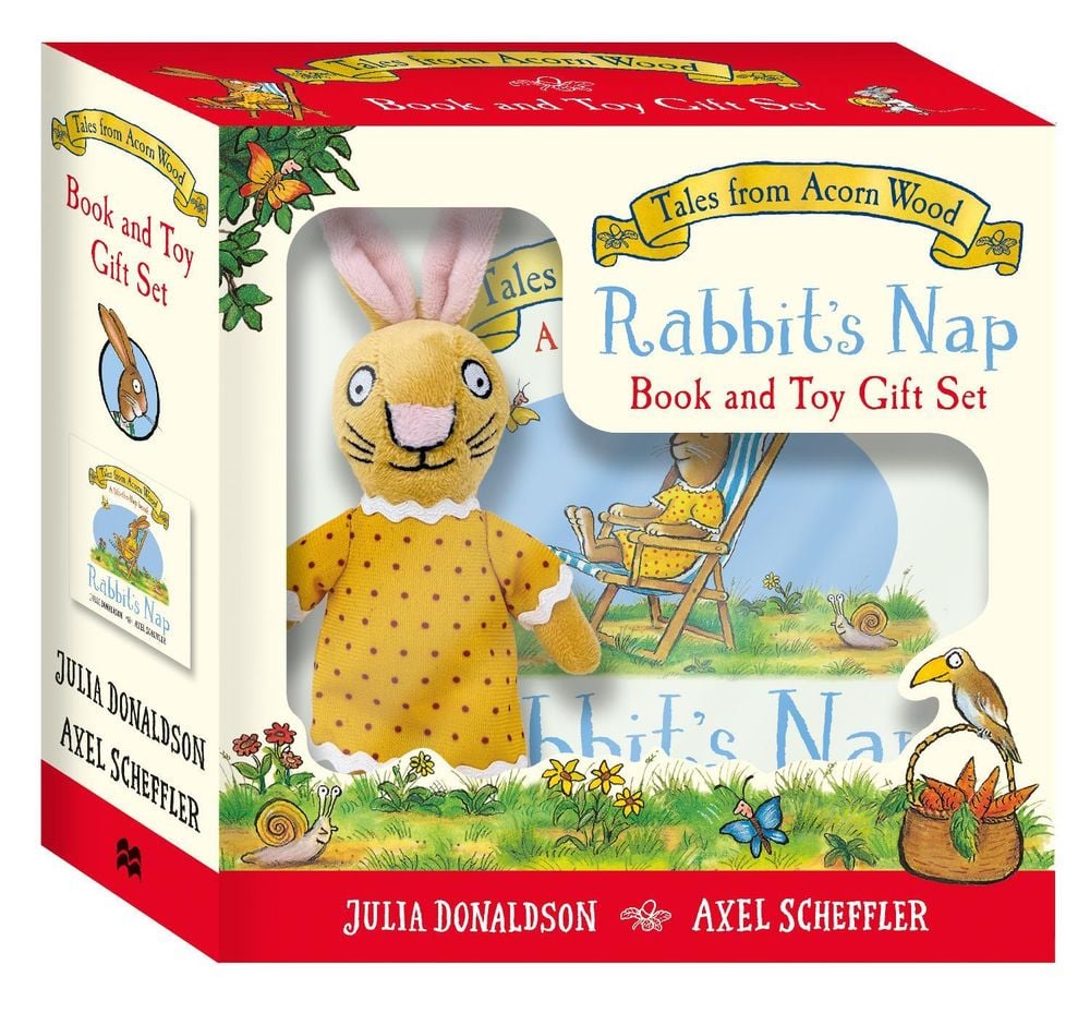 Tales from Acorn Wood: Rabbit's Nap Book and Toy Gift Set by Julia Donaldson - ISBN: 9781035084456