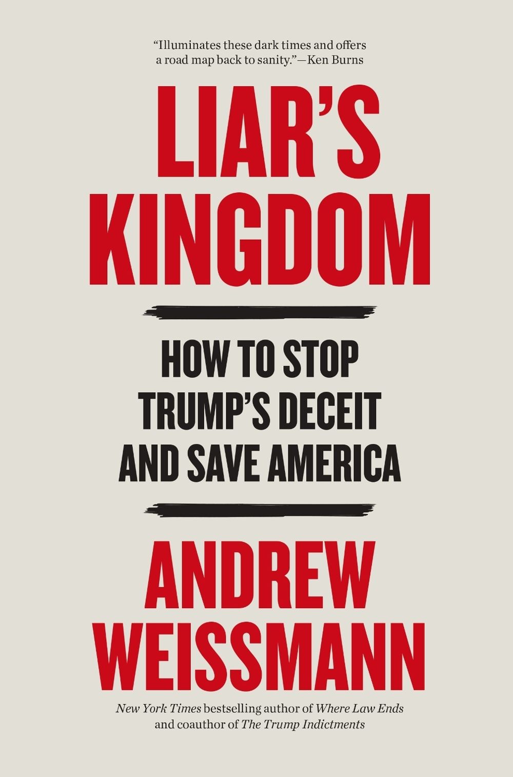 Liar's Kingdom by Andrew Weissmann - ISBN: 9781035447435