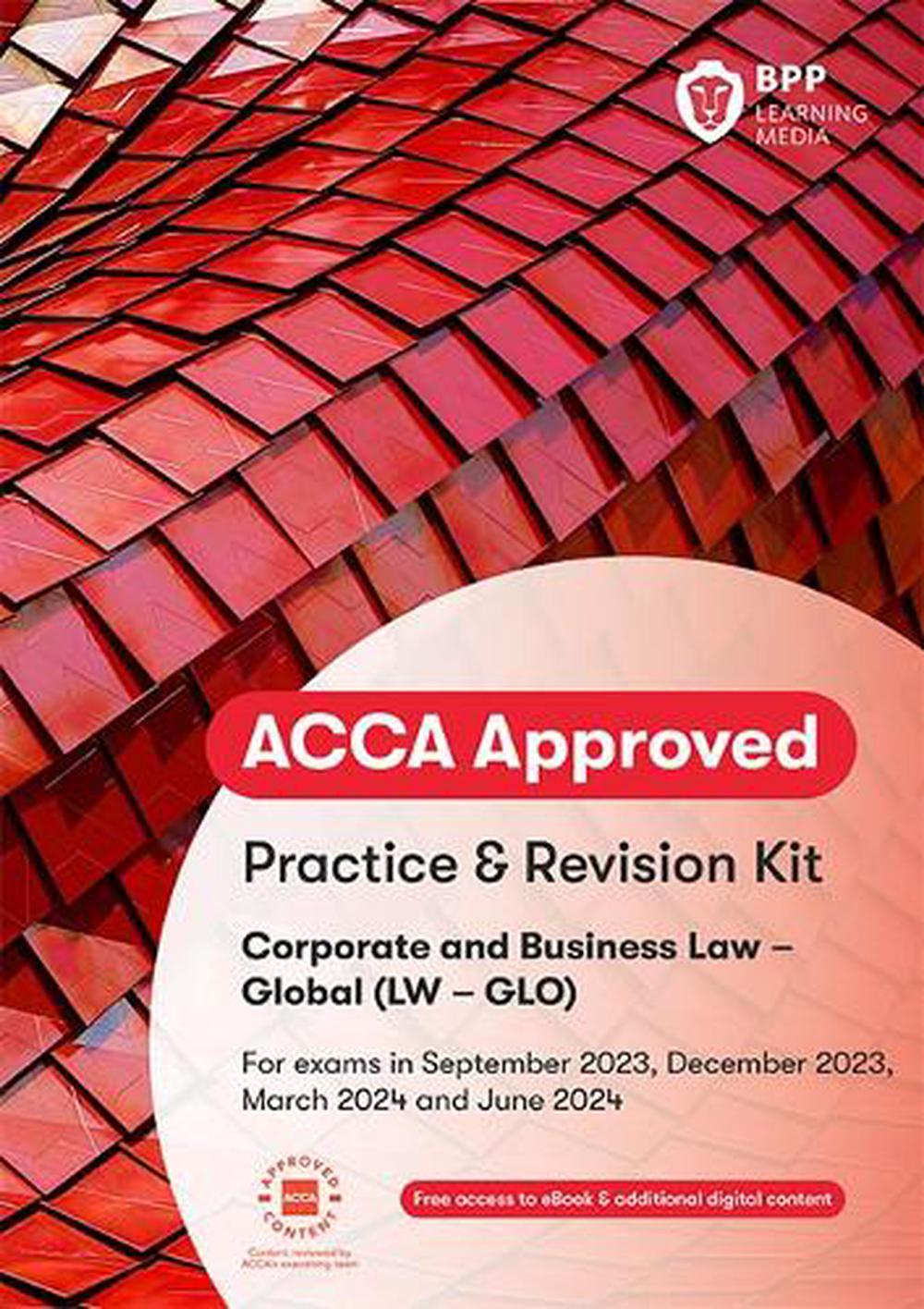 ACCA Corporate and Business Law (Global), 9781035501038