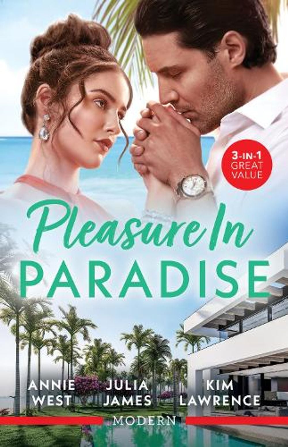 Pleasure In Paradise/Nine Months To Save Their Marriage/Irresistible Bargain With The Greek/Her Forbidden Awakening In Greece by Kim Lawrence - ISBN: 9781038992062