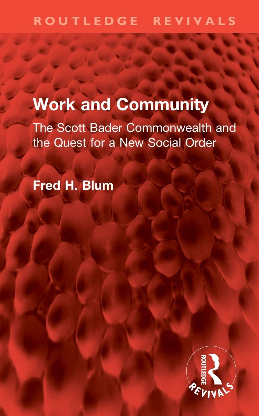 Work and Community by Fred H. Blum - ISBN: 9781041396406