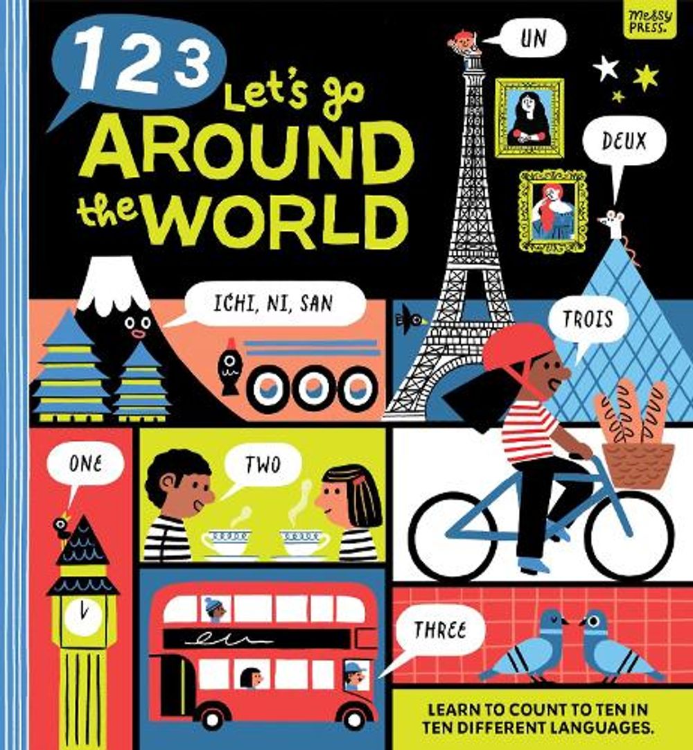 123 Let's Go Around the World by Adam Thompson, Hardcover ...