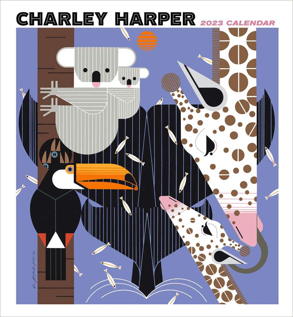 Charley Harper 2023 Wall Calendar, 9781087504001