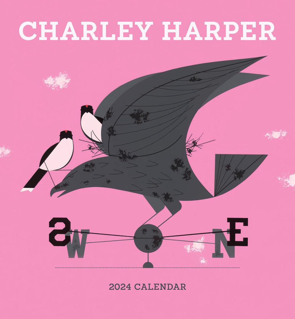 Pomegranate 2024 Charley Harper Wall Calendar, Charley Harper 30.48 x