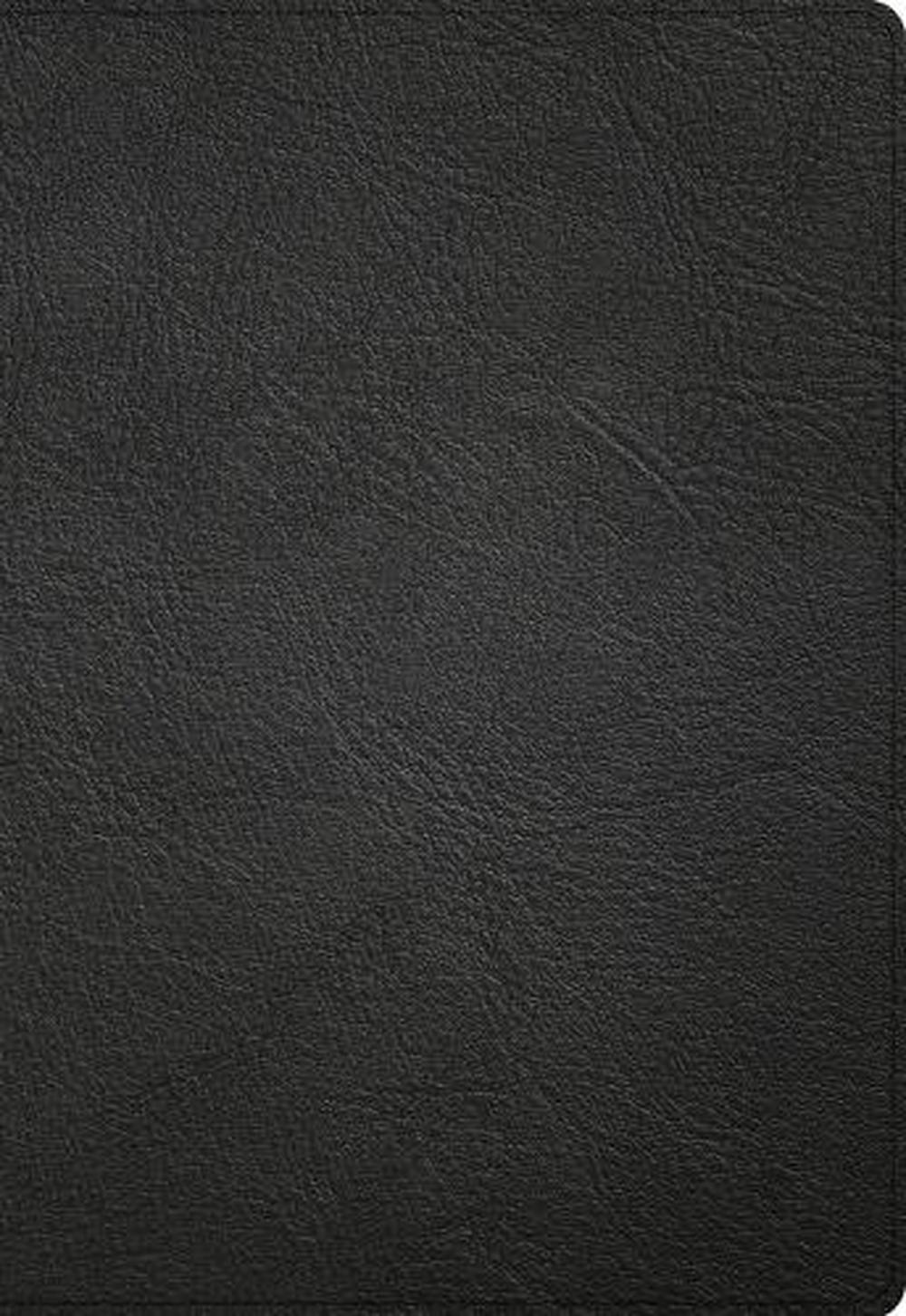 NASB Super Giant Print Reference Bible, Black Leather, 9781087757636