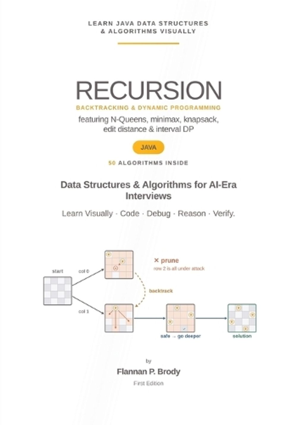 Recursion, Backtracking & Dynamic Programming - Java Edition by Flannan P. Brody - ISBN: 9781088095522