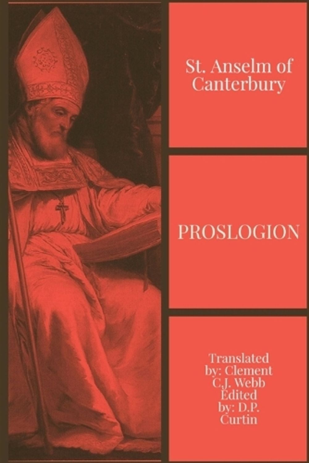 Proslogion by St Anselm of Canterbury - ISBN: 9781088141465
