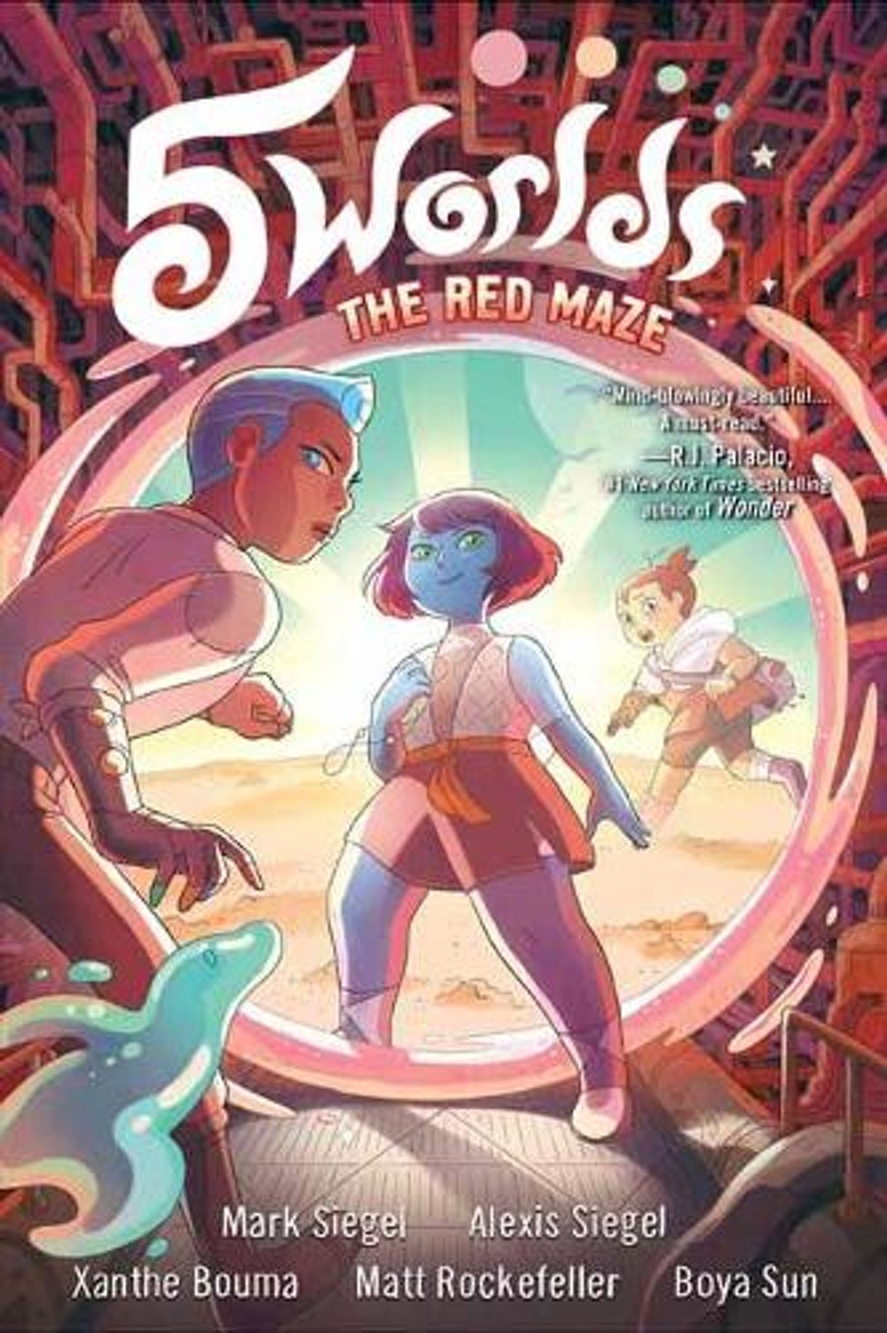 5 Worlds Book 3: The Red Maze by Mark Siegel - ISBN: 9781101935941
