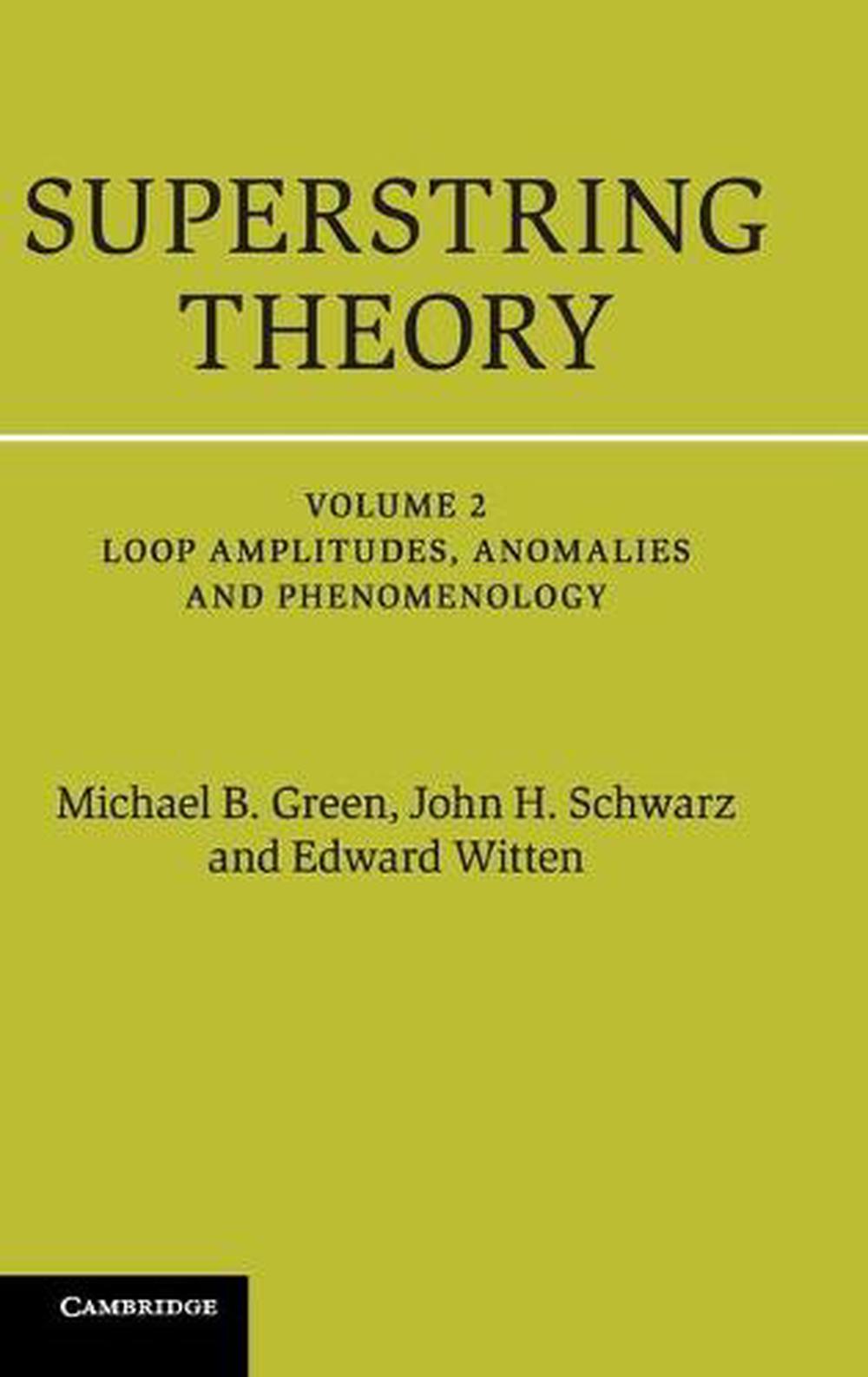 Superstring Theory, 9781107029132
