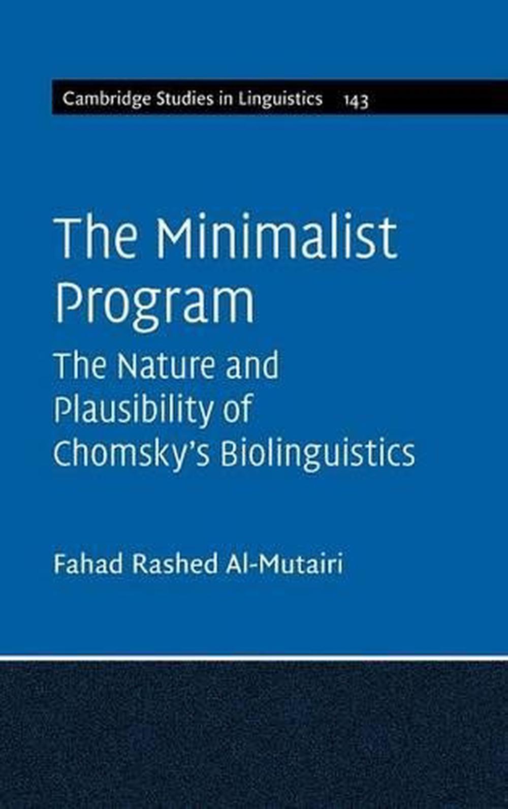 The Minimalist Program by Fahad Rashed Al-Mutairi, Hardcover ...