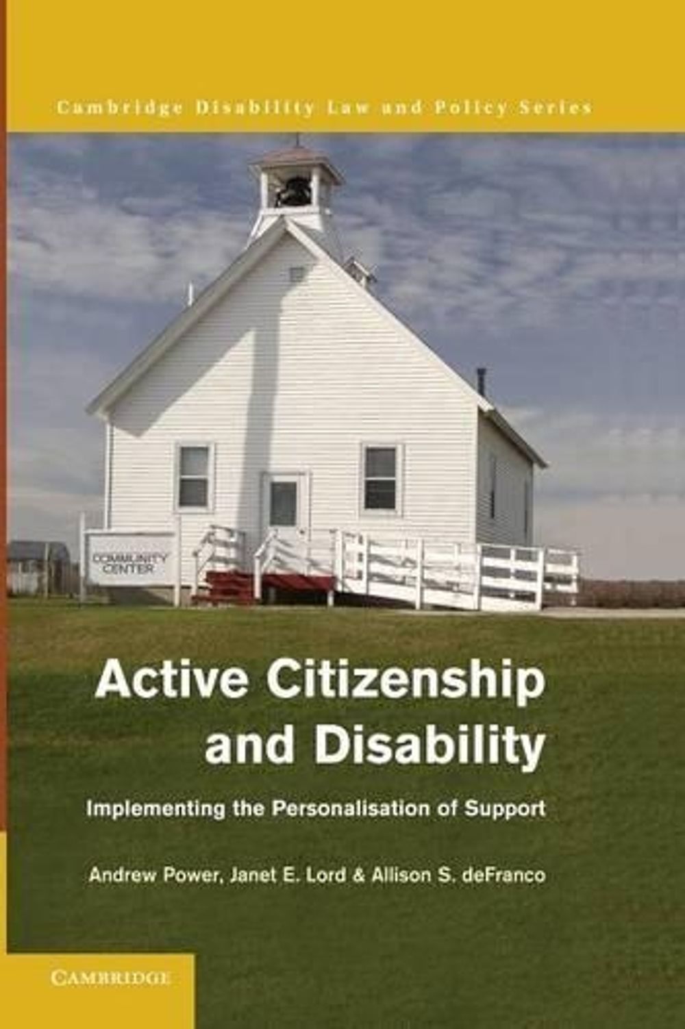 Active Citizenship and Disability by Andrew Power - ISBN: 9781107438682