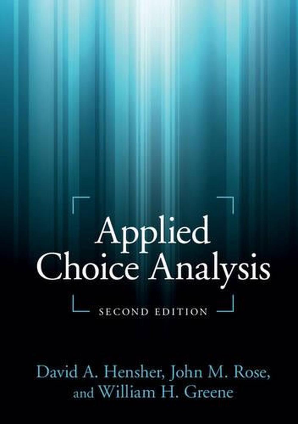 Applied Choice Analysis, 2nd Edition, 9781107465923
