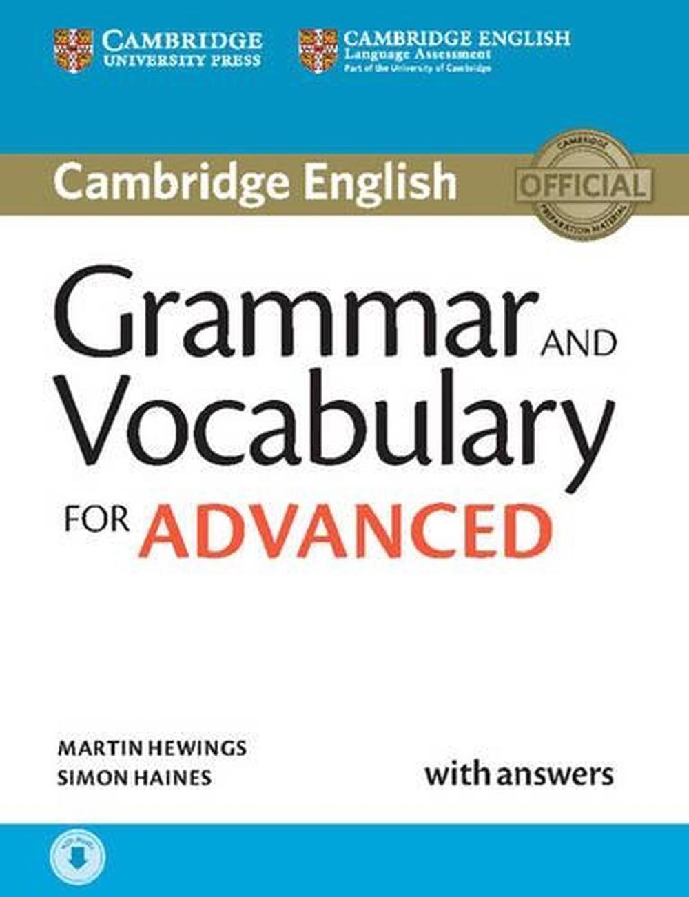 Grammar and Vocabulary for Advanced Book with Answers and Au by Martin ...