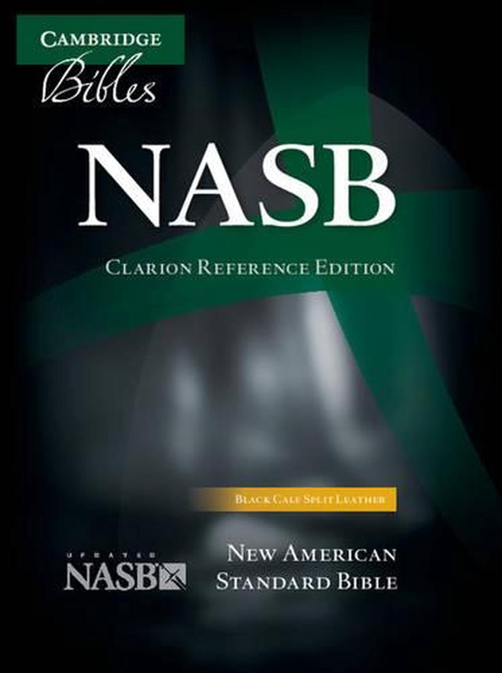 NASB Clarion Reference Bible, Black Calf Split Leather, NS484:X, 9781107604162