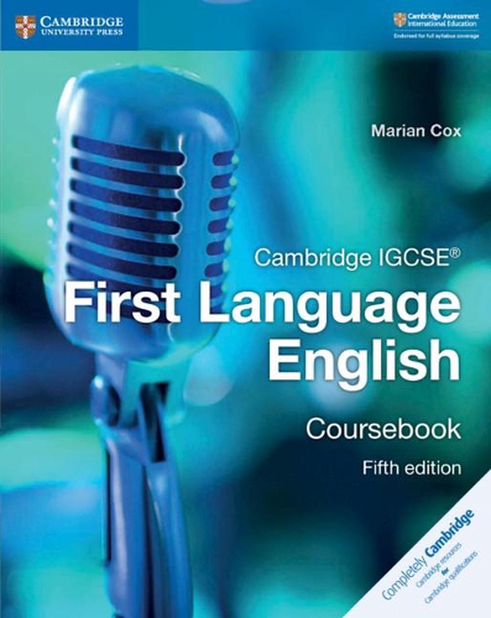 Cambridge IGCSE (R) First Language English Coursebook, 5th Edition by Marian Cox - ISBN: 9781108438889