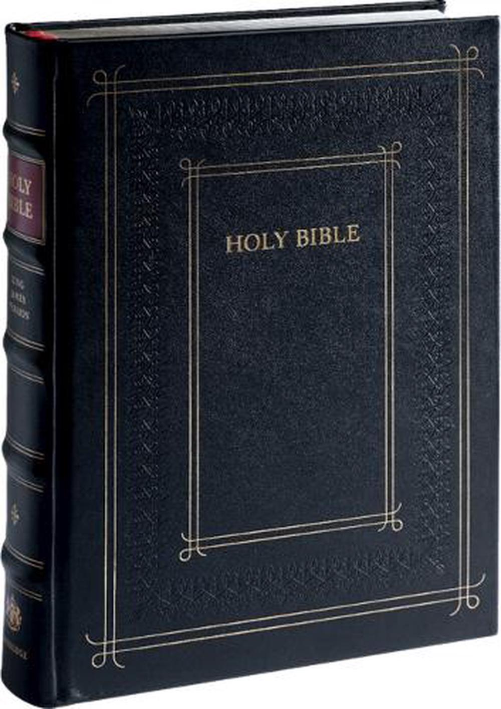 Cambridge KJV Family Chronicle Bible, Black Calfskin Leather over Boards, 9781108718158